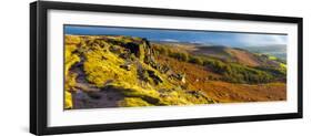 UK, England, Derbyshire, Peak District National Park, Stanage Edge-Alan Copson-Framed Photographic Print