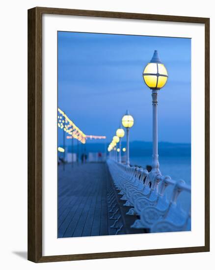 UK, England, Devon, Torbay, Torquay, Torquay Princess Pier-Alan Copson-Framed Photographic Print