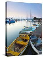 UK, England, Dorset, Lymington, the Quay on Lymington River-Alan Copson-Stretched Canvas