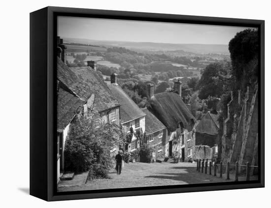 UK, England, Dorset, Shaftesbury, Gold Hill-Alan Copson-Framed Stretched Canvas