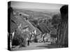UK, England, Dorset, Shaftesbury, Gold Hill-Alan Copson-Stretched Canvas