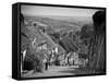 UK, England, Dorset, Shaftesbury, Gold Hill-Alan Copson-Framed Stretched Canvas