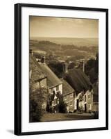 UK, England, Dorset, Shaftesbury, Gold Hill-Alan Copson-Framed Photographic Print