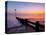 UK, England, Essex, Thames Estuary, Southend, Shoeburyness at Sunset-Alan Copson-Stretched Canvas