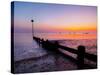 UK, England, Essex, Thames Estuary, Southend, Shoeburyness at Sunset-Alan Copson-Stretched Canvas