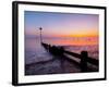 UK, England, Essex, Thames Estuary, Southend, Shoeburyness at Sunset-Alan Copson-Framed Photographic Print