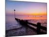 UK, England, Essex, Thames Estuary, Southend, Shoeburyness at Sunset-Alan Copson-Mounted Photographic Print