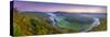 Uk, England, Herefordshire, View North Along River Wye from Symonds Yat Rock-Alan Copson-Stretched Canvas