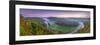 Uk, England, Herefordshire, View North Along River Wye from Symonds Yat Rock-Alan Copson-Framed Photographic Print