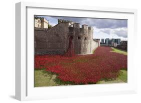 Uk, England, London. Blood Swept Lands and Seas of Red-Katie Garrod-Framed Photographic Print