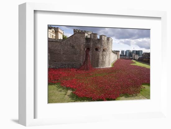 Uk, England, London. Blood Swept Lands and Seas of Red-Katie Garrod-Framed Photographic Print