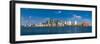 Uk, England, London, Canary Wharf and River Thames-Alan Copson-Framed Photographic Print