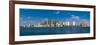 Uk, England, London, Canary Wharf and River Thames-Alan Copson-Framed Photographic Print