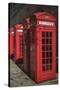 UK, England, London, Covent Garden, Telephone Boxes-Alan Copson-Stretched Canvas