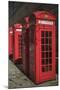 UK, England, London, Covent Garden, Telephone Boxes-Alan Copson-Mounted Photographic Print