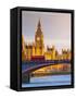 Uk, England, London, Houses of Parliament, Big Ben-Alan Copson-Framed Stretched Canvas