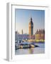 UK, England, London, River Thames and Big Ben-Alan Copson-Framed Photographic Print