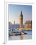 UK, England, London, River Thames and Big Ben-Alan Copson-Framed Photographic Print