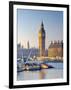 UK, England, London, River Thames and Big Ben-Alan Copson-Framed Photographic Print