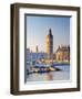 UK, England, London, River Thames and Big Ben-Alan Copson-Framed Photographic Print