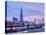 UK, England, London, River Thames, the Shard and Tower Bridge-Alan Copson-Stretched Canvas