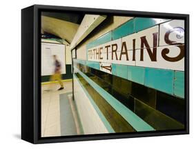 UK, England, London, Russell Square Underground Station-Alan Copson-Framed Stretched Canvas