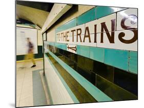 UK, England, London, Russell Square Underground Station-Alan Copson-Mounted Photographic Print