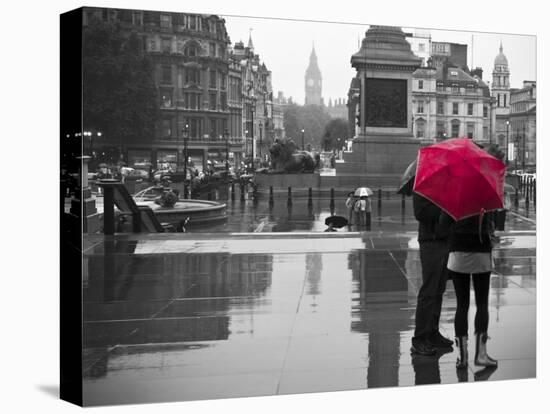 Uk, England, London, Trafalgar Square-Alan Copson-Stretched Canvas