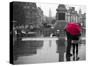 Uk, England, London, Trafalgar Square-Alan Copson-Stretched Canvas