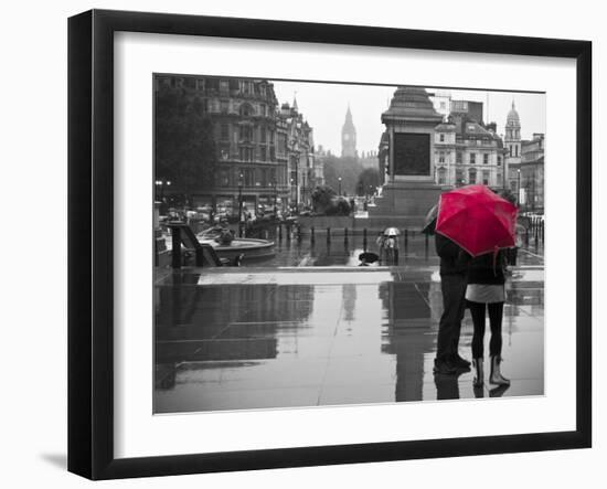 Uk, England, London, Trafalgar Square-Alan Copson-Framed Photographic Print