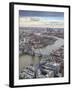 UK, England, London, View of London from the Shard, Looking Over Tower Bridge To Canary Wharf-Jane Sweeney-Framed Photographic Print