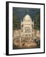 UK, England, London, View of Pavilion in Vauxhall Gardens-null-Framed Giclee Print