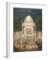 UK, England, London, View of Pavilion in Vauxhall Gardens-null-Framed Giclee Print