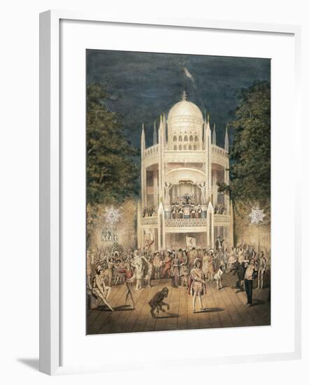 UK, England, London, View of Pavilion in Vauxhall Gardens-null-Framed Giclee Print