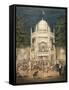 UK, England, London, View of Pavilion in Vauxhall Gardens-null-Framed Stretched Canvas