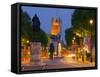 UK, England, London, Whitehall and Houses of Parliament-Alan Copson-Framed Stretched Canvas