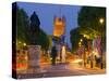 UK, England, London, Whitehall and Houses of Parliament-Alan Copson-Stretched Canvas