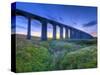 UK, England, North Yorkshire, Ribblehead Viaduct on the Settle to Carlisle Railway Line-Alan Copson-Stretched Canvas