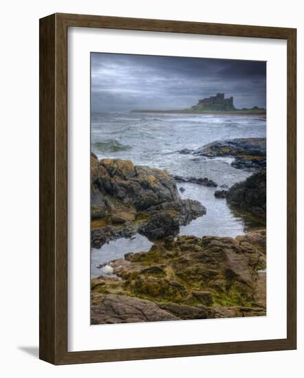 UK, England, Northumberland, Bamburgh Castle-Alan Copson-Framed Photographic Print