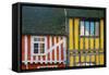 UK, England, Suffolk, Lavenham, Water Street-Alan Copson-Framed Stretched Canvas