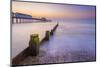 UK, England, Suffolk, Southwold, Southwold Pier at dawn-Alan Copson-Mounted Photographic Print