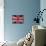Uk Flag On A Brick Wall Background-Steve18-Mounted Art Print displayed on a wall