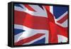 Uk Flag-.shock-Framed Stretched Canvas