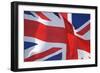 Uk Flag-.shock-Framed Art Print