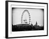 UK Landscape - Red Telephone Booth and River Thames - London - UK - England - United Kingdom-Philippe Hugonnard-Framed Photographic Print