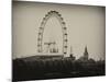 UK Landscape - Red Telephone Booth and River Thames - London - UK - England - United Kingdom-Philippe Hugonnard-Mounted Photographic Print