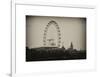 UK Landscape - Red Telephone Booth and River Thames - London - UK - England - United Kingdom-Philippe Hugonnard-Framed Art Print