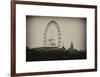 UK Landscape - Red Telephone Booth and River Thames - London - UK - England - United Kingdom-Philippe Hugonnard-Framed Art Print