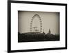 UK Landscape - Red Telephone Booth and River Thames - London - UK - England - United Kingdom-Philippe Hugonnard-Framed Art Print