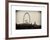 UK Landscape - Red Telephone Booth and River Thames - London - UK - England - United Kingdom-Philippe Hugonnard-Framed Art Print